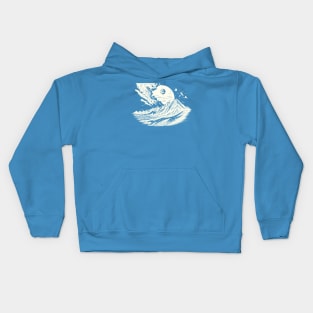 Simple landscape Kids Hoodie